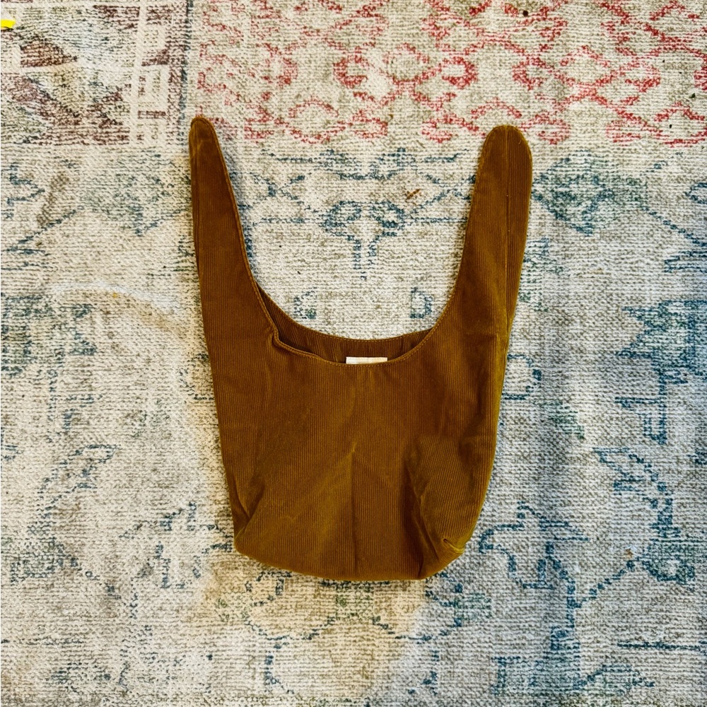 Merit Beauty corduroy bag